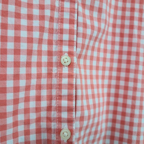 GAP Red and White Checkered Button Down Shirt - Picture 4 of 13